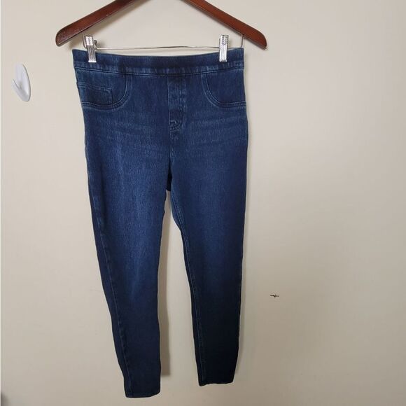 SPANX Jean-ish Ankle Leggings Medium Rinse Women's Medium - Picture 1 of 5